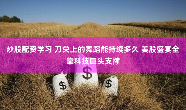 炒股配资学习 刀尖上的舞蹈能持续多久 美股盛宴全靠科技巨头支撑